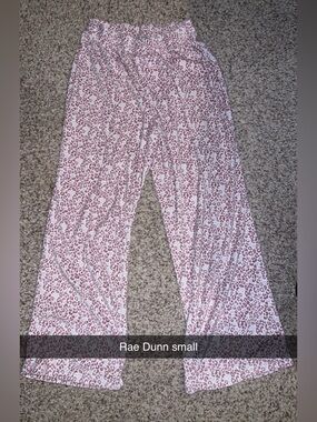 Rae Dunn Pink Leopard Print Pajama Pants